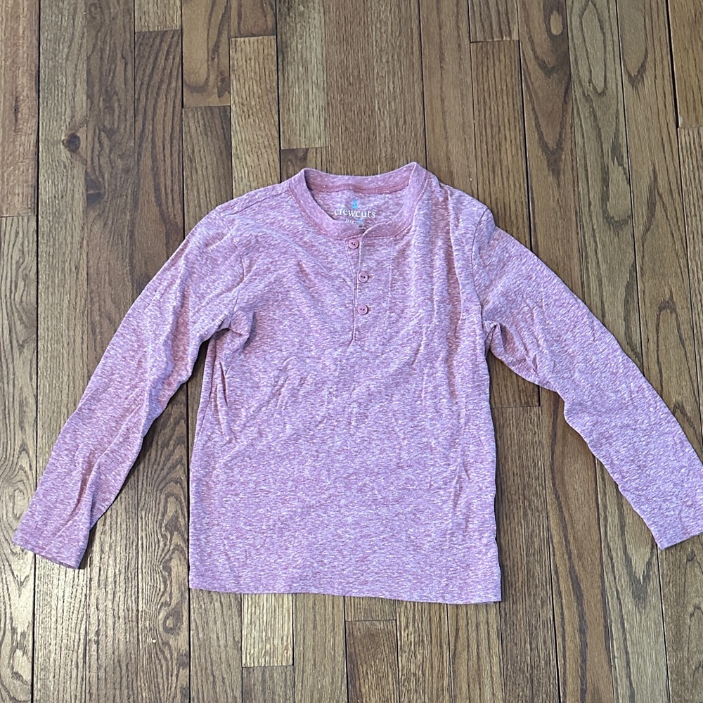 Red Long Sleeve Kids Shirt